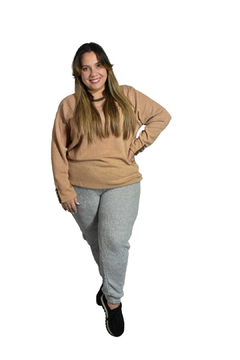 Conjunto de lanilla con Botones Talles grandes mujer en internet