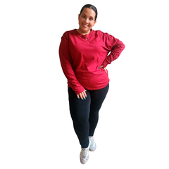 Conjunto de algodón: Remera y Calza en Talles Grandes - MOOREA ONLINE - TALLES GRANDES