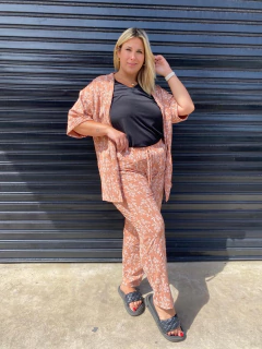 Conjunto Babucha + Kimono de Cey Puffing en Talles Amplios - comprar online