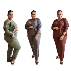 BABUCHA DE MODAL GAMUZADO TALLES GRANDES - tienda online
