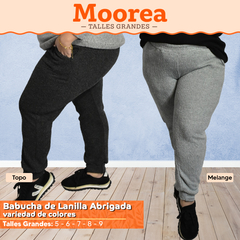 Babuchas de LANILLA GRUESA ABRIGADA Talles Grandes - comprar online