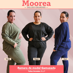 Remera de Modal gamuzado Manga Larga Tallas grandes en internet
