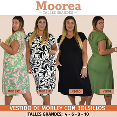 Vestido de Morley Largo - Talles Especiales