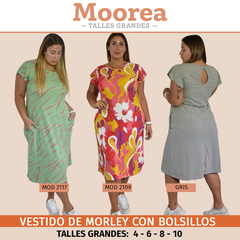 Vestido de Morley Largo - Talles Especiales - comprar online