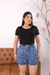 Blusa Lais Canelada Premium - 0120226