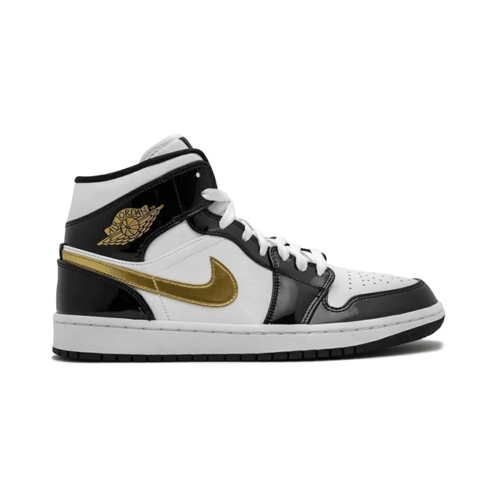 Jordan 1 Black/Gold Patent