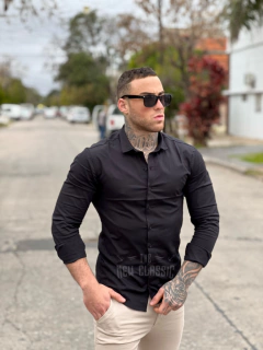 Camisa Lisa Negra - The New Classic