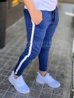 Jogger Azul con tira en internet
