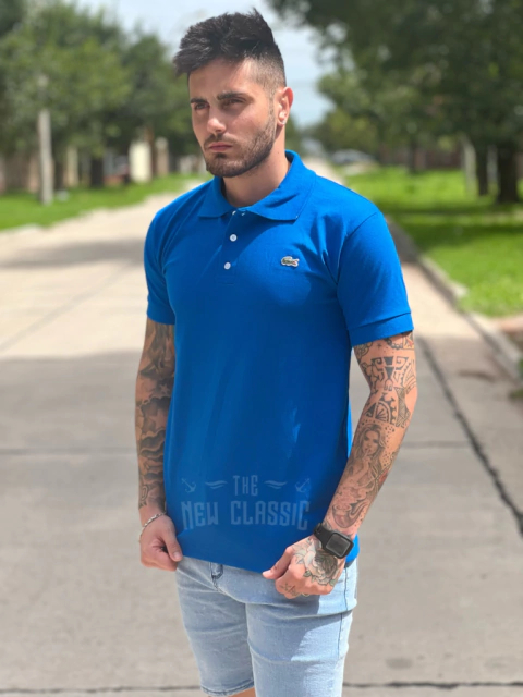 Chomba Lacoste Azul Francia