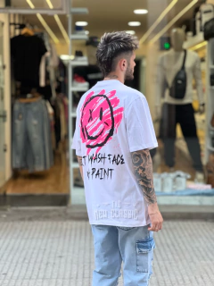Remera Oversize face paint - comprar online