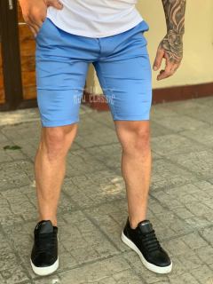 Bermuda Corte chino Celeste - The New Classic