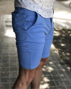 Bermuda Corte Chino Celeste en internet