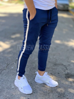 Jogger Azul con tira - The New Classic