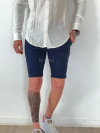 Bermuda Corte Chino Azul