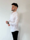 Camisa Cuello Mao Blanca (bengalina)