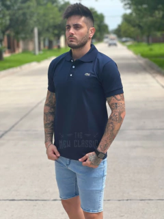 Chomba Lacoste Azul Marino - comprar online