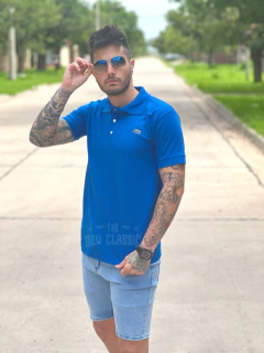 Chomba Lacoste Azul Francia - comprar online