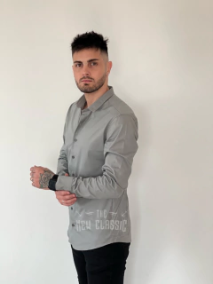 Camisa Lisa Gris - comprar online