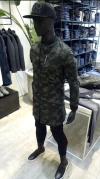 Campera Long Camuflada