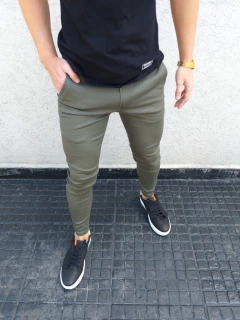 Chino Gabardina Verde