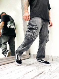 Jean Mom Doble Cargo Jones