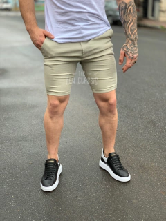 Bermuda Corte Chino Crema - The New Classic
