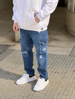 Jean mom Drake cargo - comprar online