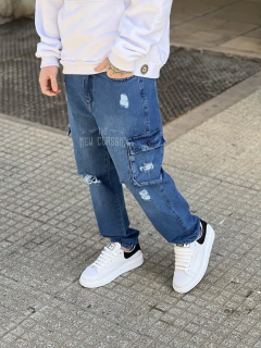 Jean mom Drake cargo - The New Classic
