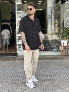 Camisa Lino mangas cortas - The New Classic