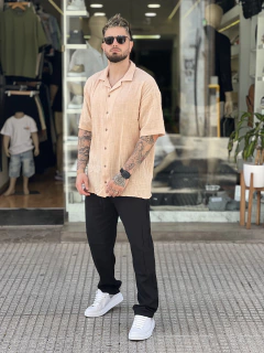 Camisa Lino mangas cortas - tienda online