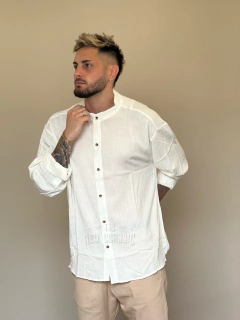 Camisa Cuello Mao (Lino) - comprar online