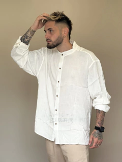 Camisa Cuello Mao (Lino)
