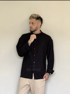 Camisa Cuello Mao (Lino) - The New Classic