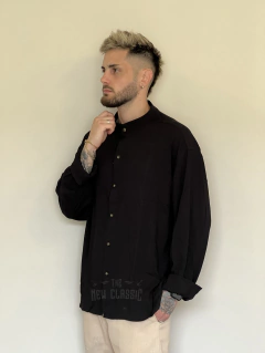 Camisa Cuello Mao (Lino) - tienda online