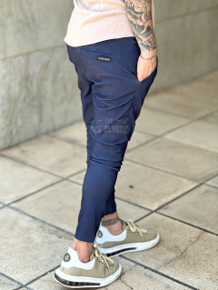 Chino de Bengalina Azul - comprar online