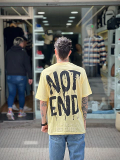 Remera Oversize Not End en internet