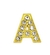 Letra Strass Dourada