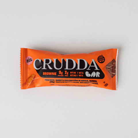 Barrita Brownie CRUDDA (40gr x Unidad)