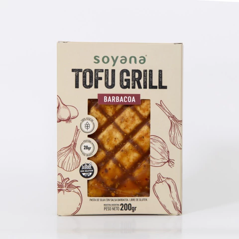 Tofu Grill Barbacoa SOYANA (200gr x Unidad)