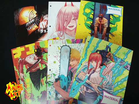 Separadores de Materias N°3 x6 - Chainsaw Man