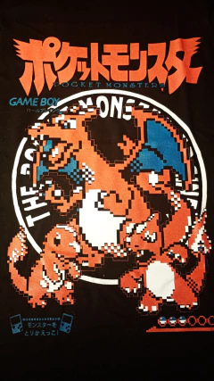 Remera Negra Pokemon - Charizard - comprar online