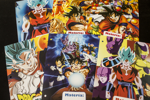 Separadores de Materias N°3 x6 - Dragon Ball Super