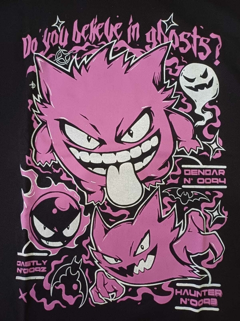 Remera Pokemon - Gengar Modelo 2