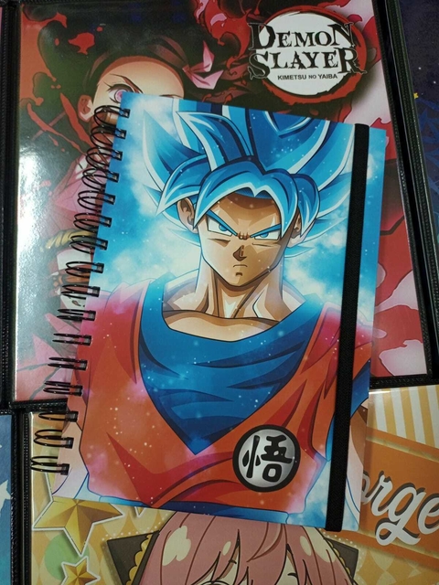 Cuaderno A5 Tapa Dura - Dragon Ball Goku - Rayado