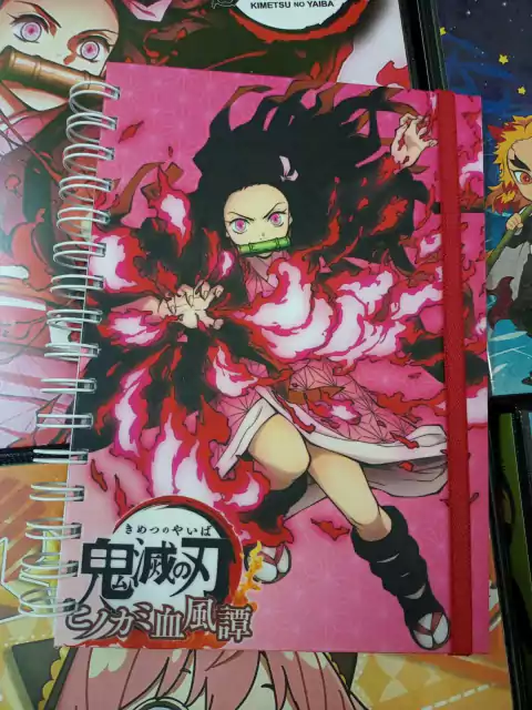 Cuaderno A5 Tapa Dura - Kimetsu no Yaiba Mod Nezuko - Rayado