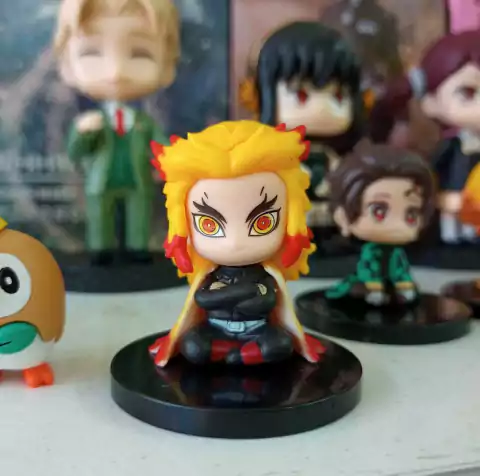 Figura Kimetsu no Yaiba - Kyojuro Rengoku Chibi Modelo 2