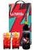Estuche Vermut La Fuerza Rojo 750ml + 2 Vasos Vermuteros
