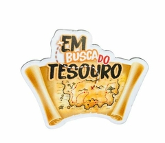 Imã de Geladeira Em busca do Tesouro