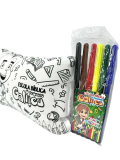 ALMOFADA COLORIR PEQUENO GALILEU - comprar online