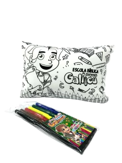 ALMOFADA COLORIR PEQUENO GALILEU